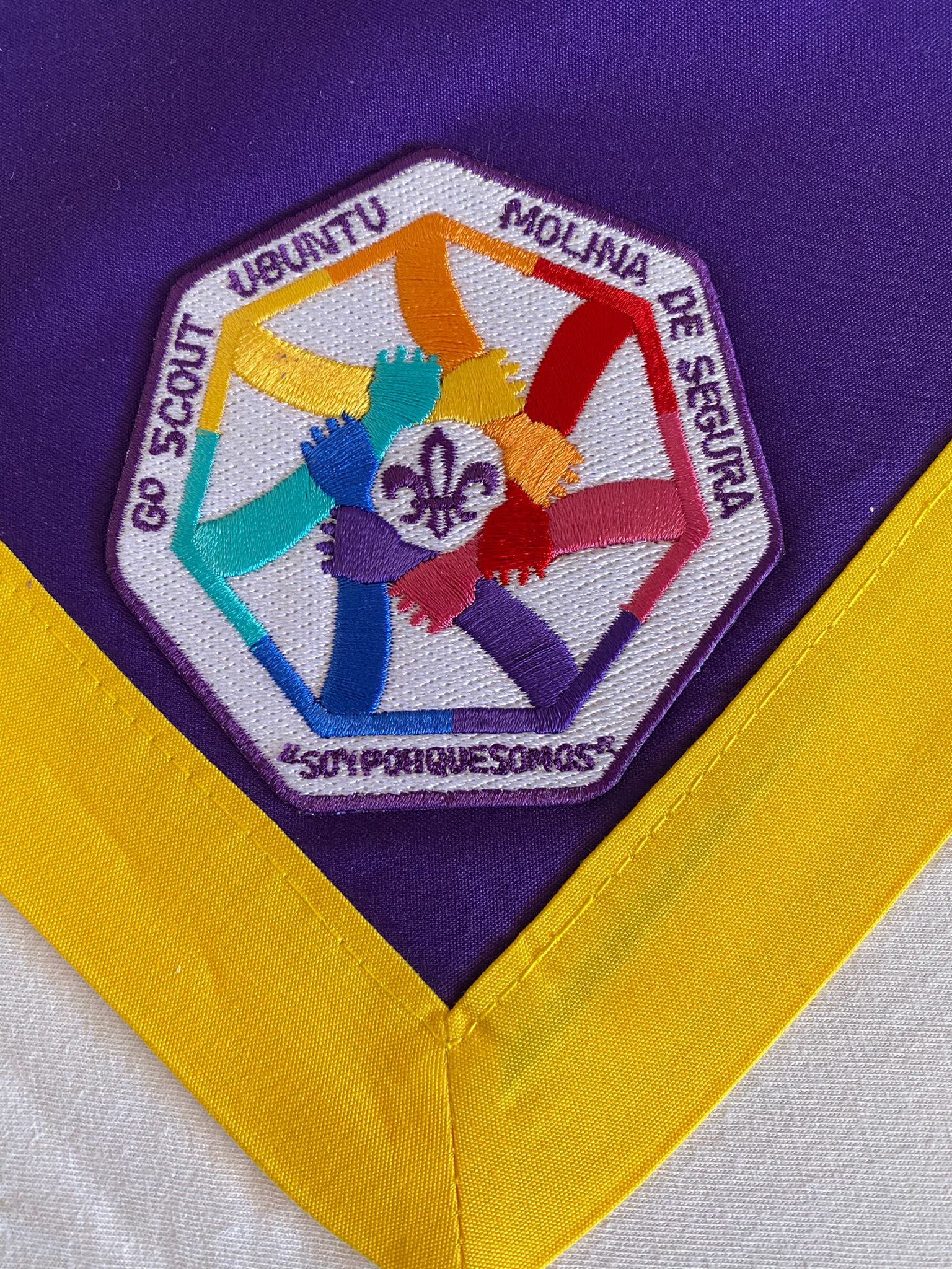 Pañoleta del Grupo Scout Ubuntu 736